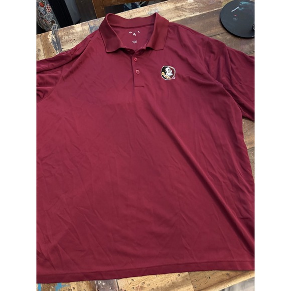 Antigua Other - Antigua Mens Florida State Seminoles FSU Polo Shirt Garnet Maroon Size XL